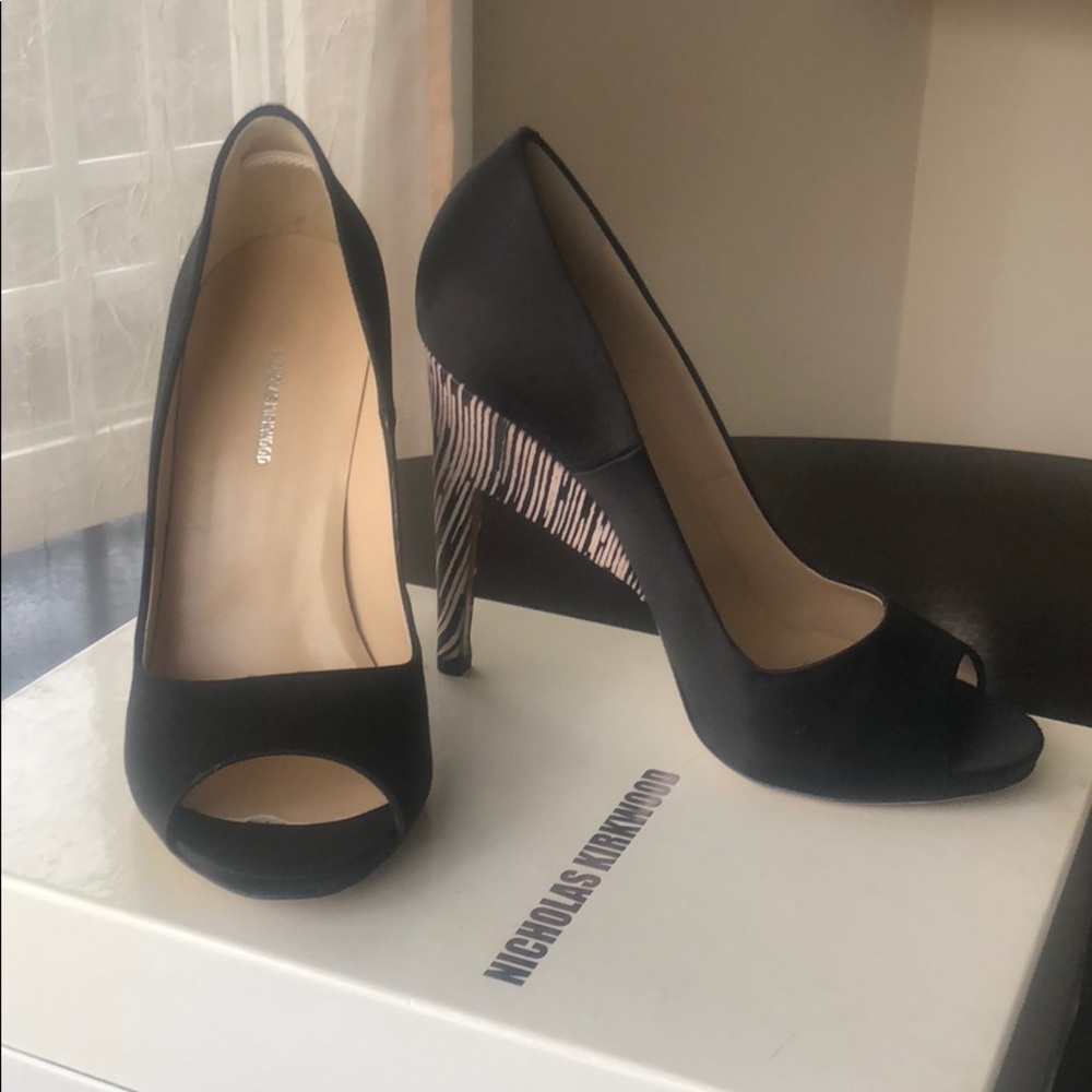 Nicholas Kirkwood Satin Heels